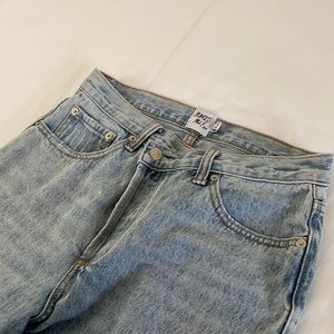 Princess Polly Asymmetric Straight Leg Jean